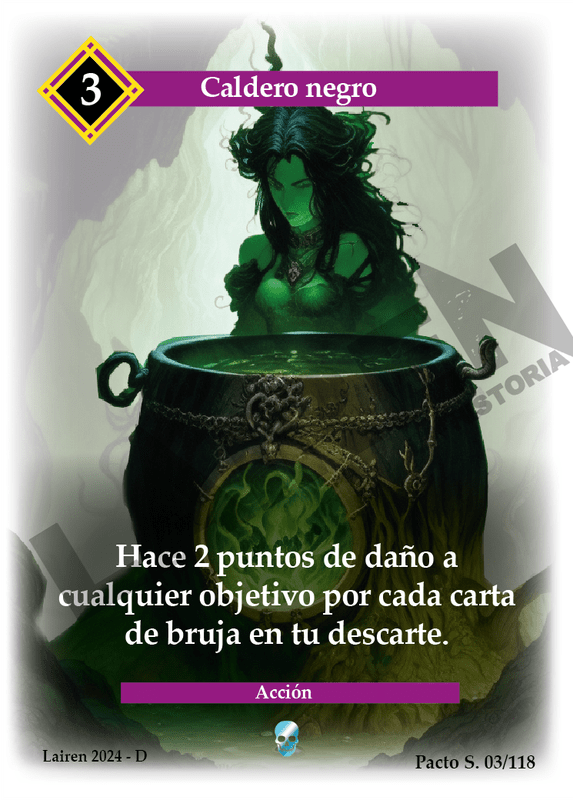 003 Caldero Negro - Metal - Coste 3