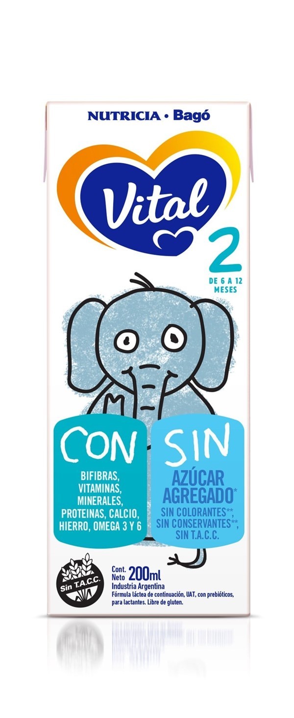 Leche Infantil Vital 2 6 a 12 meses 200 ml C/U x 30 un alt