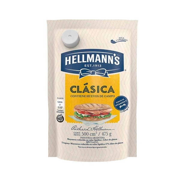 Mayonesa Hellmanns Clasica 475 xg. #1