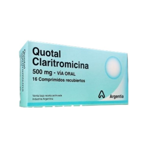 Siegfried Quotal Claritromicina 500 Mg x 16 Comp Recubiertos #1