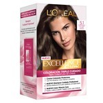 Excellence Kit de Coloracion Castaños 5.1 Castaño Claro Ceniza #7