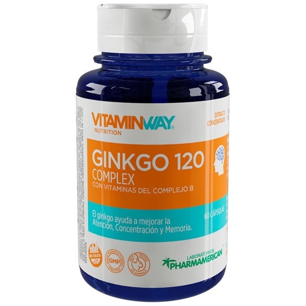 Vitamin Way Suplemento Dietario Ginkgo 120 complex Frasco (60 Cápsulas) #1