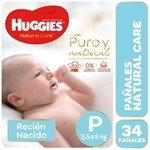 Huggies Pañales Active Sec Talle Recien Nacido (34 Unidades) #1