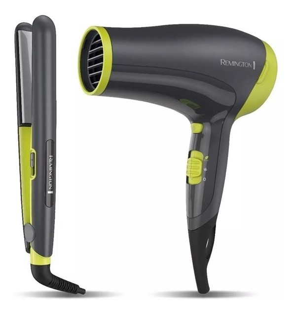 Remington Set Secador D3015 + Planchita S1520 Pelo Cabello #1