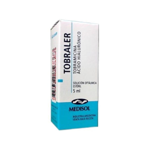 Novoplos Tobraler Tobramicina Solución Oftálmica x 5 ml #1
