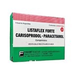 Finadiet Listaflex Forte Carisoprolol + Paracetamol x 20 Comp #1