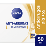 Nivea Crema Facial Revitalizante  antiarrugas Con Aceite de Argán 55+ 50 ml #1