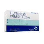 Gador Filten Carvedilol 6.25 Mg x 30 Comp Ranurados #1