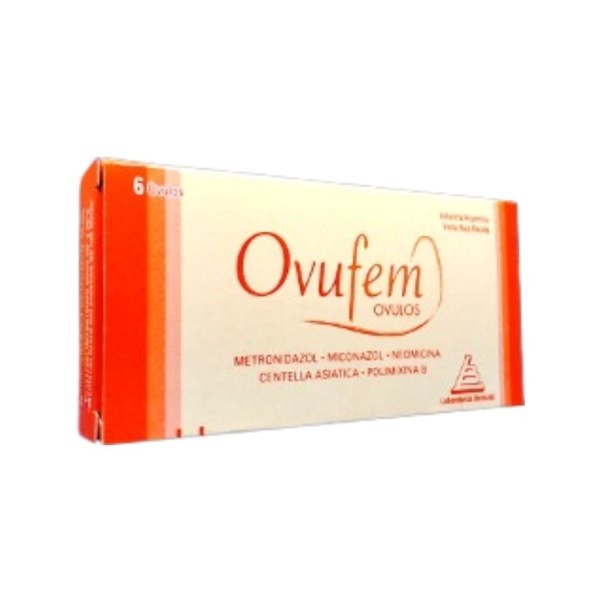 Laboratorios Be Ovufem Miconazol + Metronidazol + Asoc. x 6 Óvulos #1