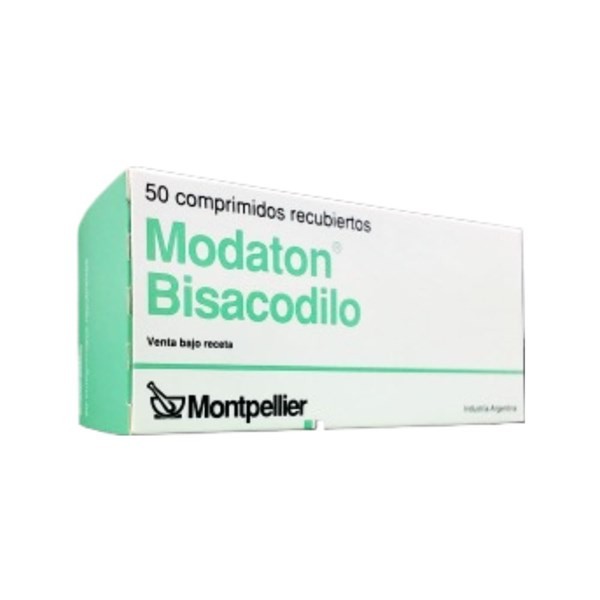 Montpellier Modaton Bisacodilo 5 Mg x 50 Comp Recubiertos #1
