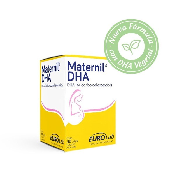 Maternil Suplemento Dietario Omega 3 Dha Vegetal 30 cápsulas alt