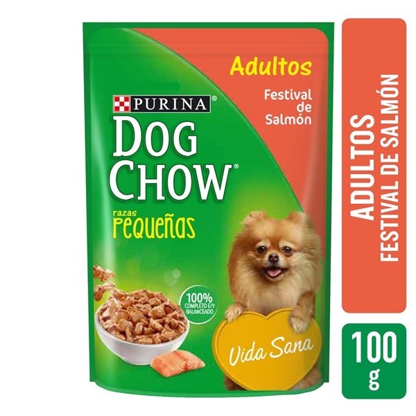 Alimento Para Perros Dog Chow Salmón 100 Gr #1