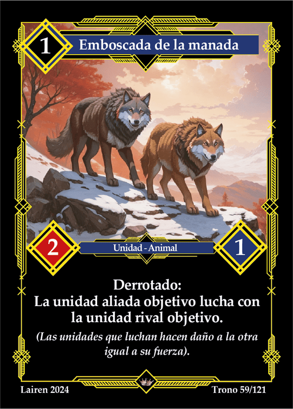 059 Emboscada De La Manada 1ra Edicion - Coste 1