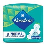 Nosotras Toallas Normal X 8 Unidades Extrato De Seda #3