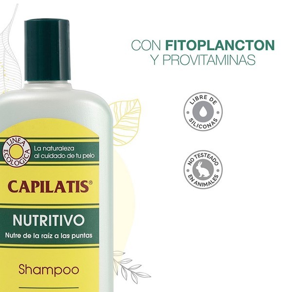 Capilatis Shampoo Nutritivo Línea Ecologica 420 ml alt
