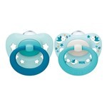 Nuk Signature Set de 1 Chupetes T1  0-6 Meses Celeste #1