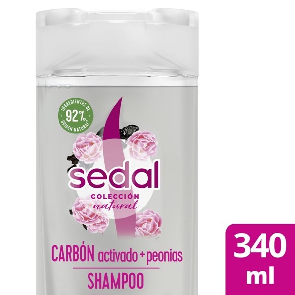 Sedal Shampoo Carbon Y Peonias 340 ml alt
