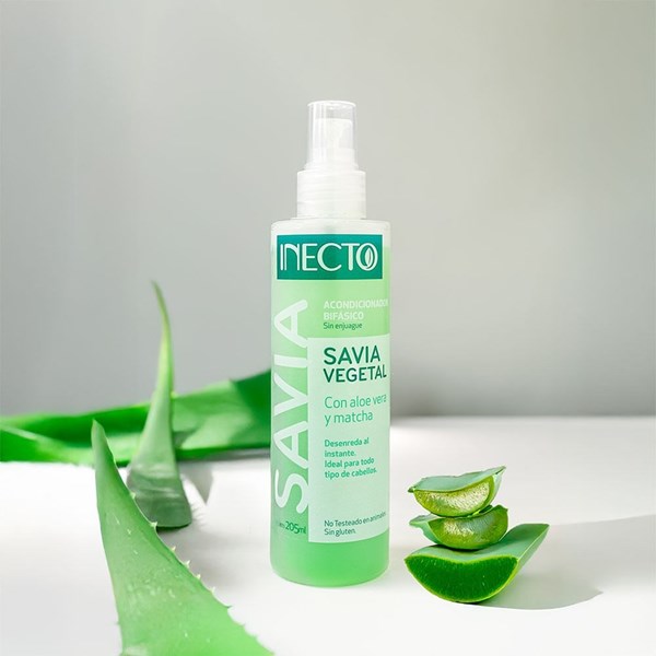Inecto Spray Acondicionador Bifásico Desenredante Savia Vegetal 205 ml alt