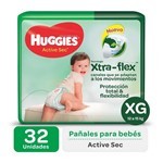 Huggies Pañales Active Sec Talle Xg (32 Unidades) #2