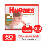 Huggies Pañales Supreme Care g (60 Unidades) #1