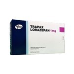 Pfizer Trapax Lorazepam 1 Mg x 30 Comp #1