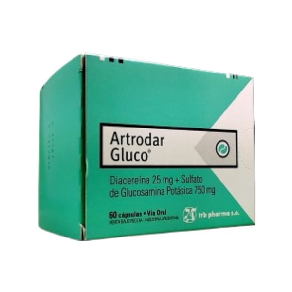 Trb-Pharma Artrodar Gluco Diacereína + Sulf.Glucosamina Pot. x 60 Cáps #1