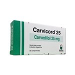 Géminis Farmacéutica Carvicord Carvedilol 25 Mg x 30 Comp Ranurados #1