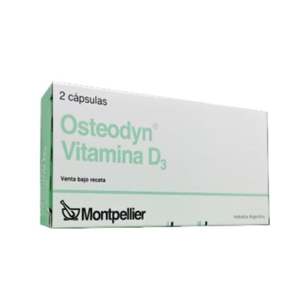 Montpellier Osteodyn Vit.D3 x 2 Cáps #1