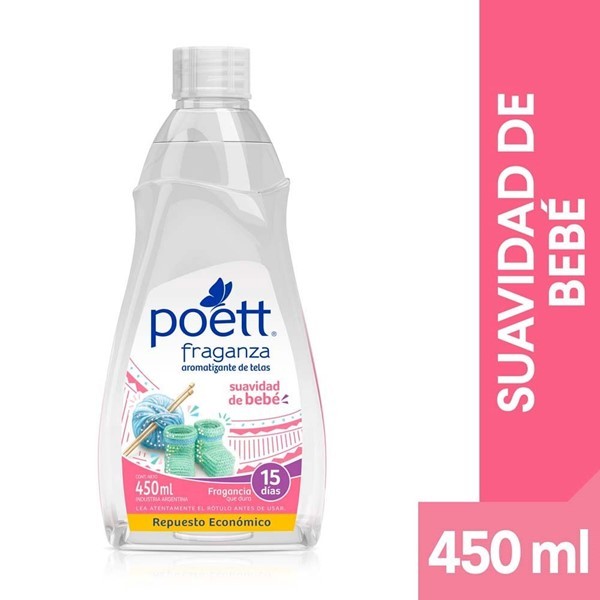 Perfumante Para Ropa Poett Suavidad De Bebé 450 Ml