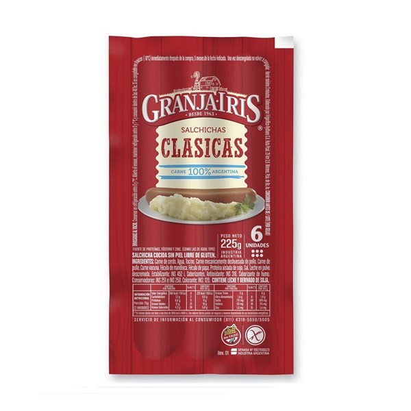 Salchicha Granja Iris X 6 Un #1