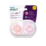 Chupete Avent Ultra Air Princess 0-6 Nena X 2 Scf 345/20 #1