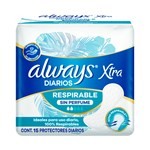 Protector Diario Always Liners Respirable 15 uni #1