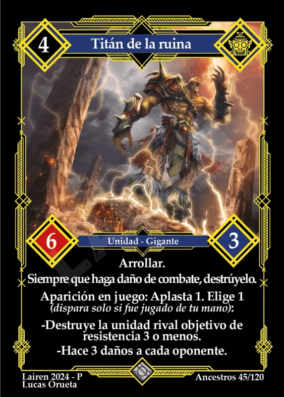 45 Titan De La Ruina - Coste 4