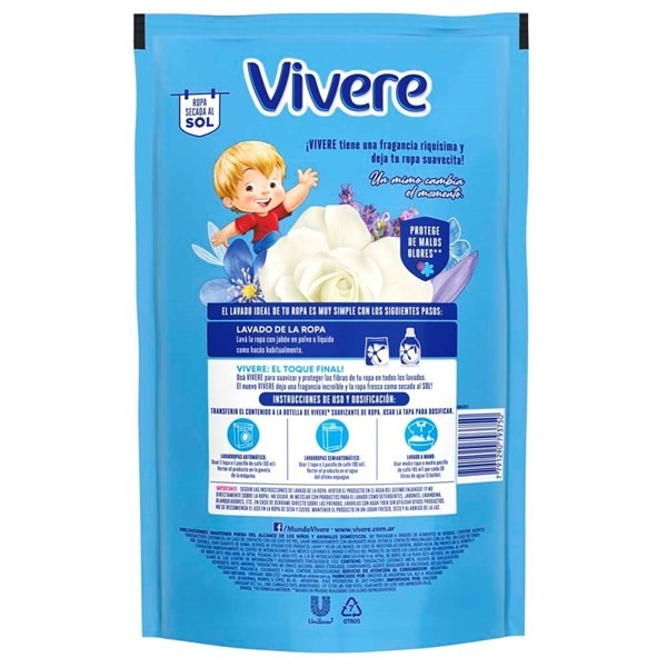 Suavizante Vivere Clasico Dp 900 Ml alt