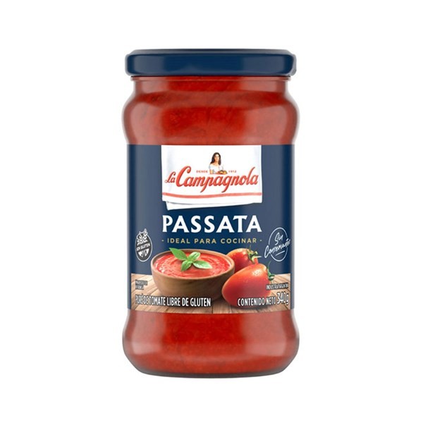 Passata de Tomate la Campagnola en Frasco 340 Grs #1