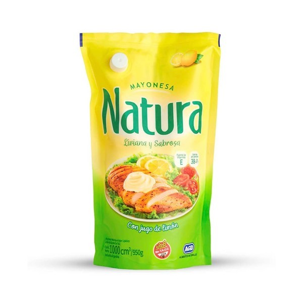 Aderezo Mayonesa Natura 950 Gr