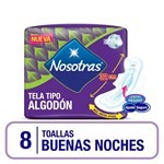 Toalla Higienica Nosotras Buenas Noches Tela X 8 U #2