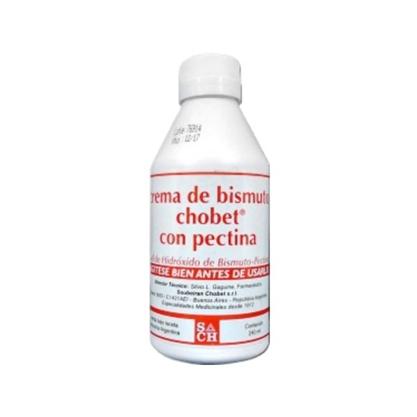 Soubeiran Chobe Crema de Bismuto Chobet con Pectina Suspensión x 240 ml #1