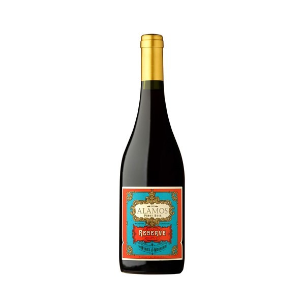 Vino Tinto Alamos Pinot Noir Reserve en Botella 750 cc.