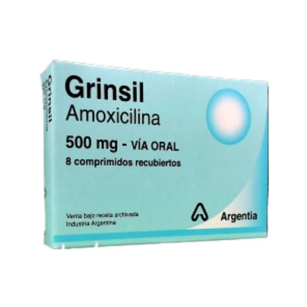Siegfried Grinsil Amoxicilina 500 Mg x 8 Comp #1