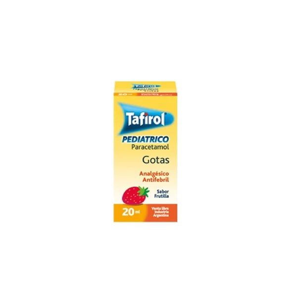 Tafirol Pediatrico Gotas Sabor Frutilla x 20 ML