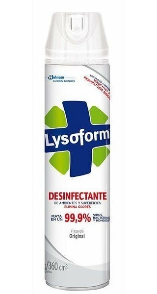 Lysoform Desinfectante Aerosol Original 360 Ml #1