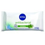 Nivea Jabón Antibacterial Herbal  flow Pack  (3 Unidades) 90 grs #2