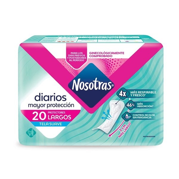 Nosotras Protectores Diarios Largos (20 Unidades) #1
