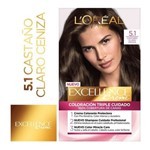 Excellence Kit de Coloracion Castaños 5.1 Castaño Claro Ceniza #1