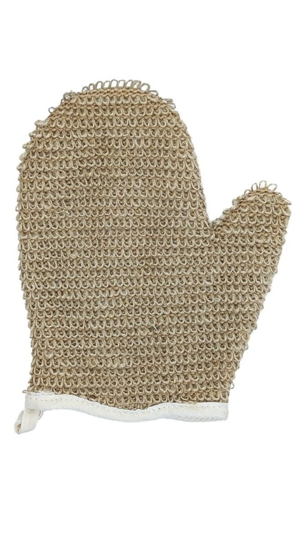 Apper Manopla de Baño con Fibra de Yute