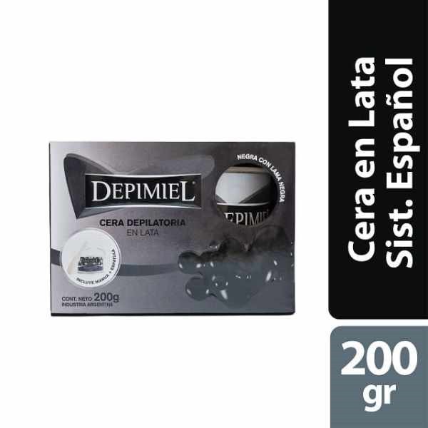 Depimiel Cera en Lata Negra Con Estuche 200 gr alt