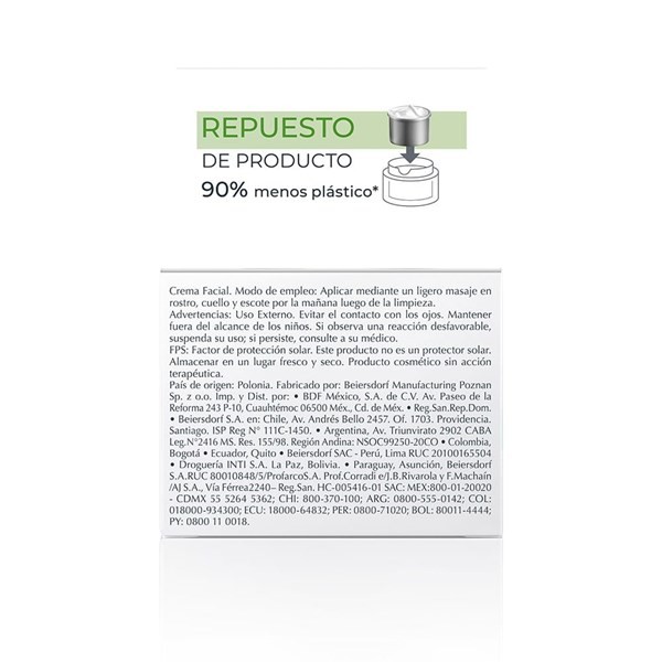 Crema Eucerin Hyaluron Filler Elasticity Repuesto Spf 30 x 50 ml alt