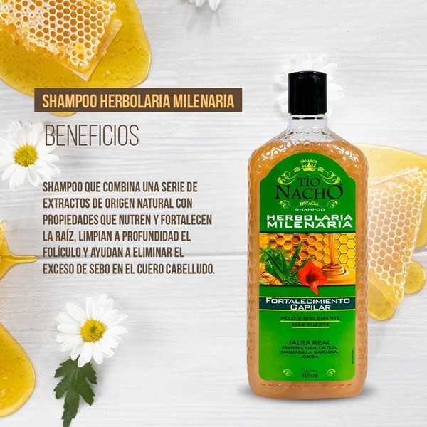 Tio Nacho Shampoo Herbolaria Milenaria x 415 alt
