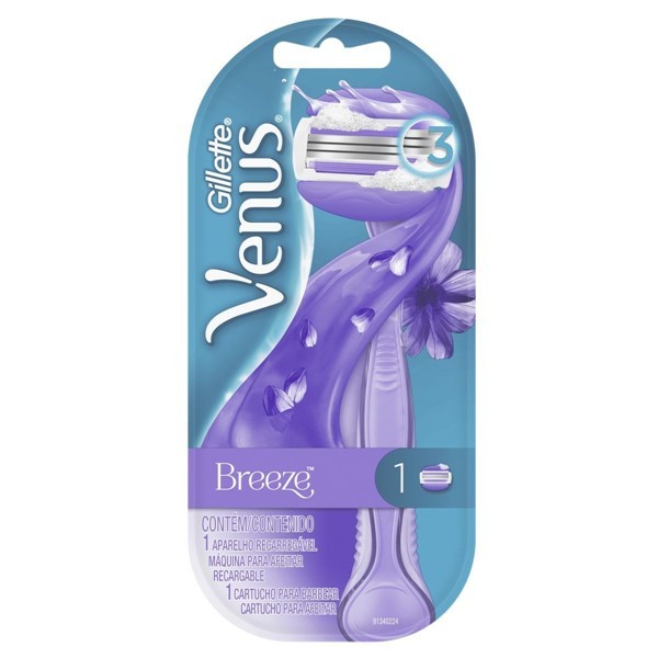 Gillette Maquina Para Afeitar Descartable Venus Breeze Mujer alt